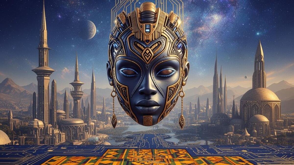 Afrofuturism aesthetic example