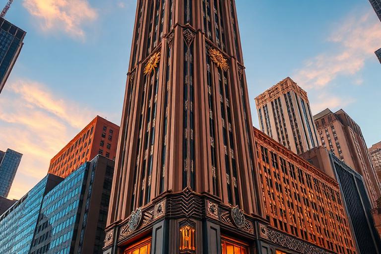 Art Deco Architecture aesthetic example