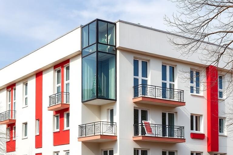 Bauhaus Architecture aesthetic example