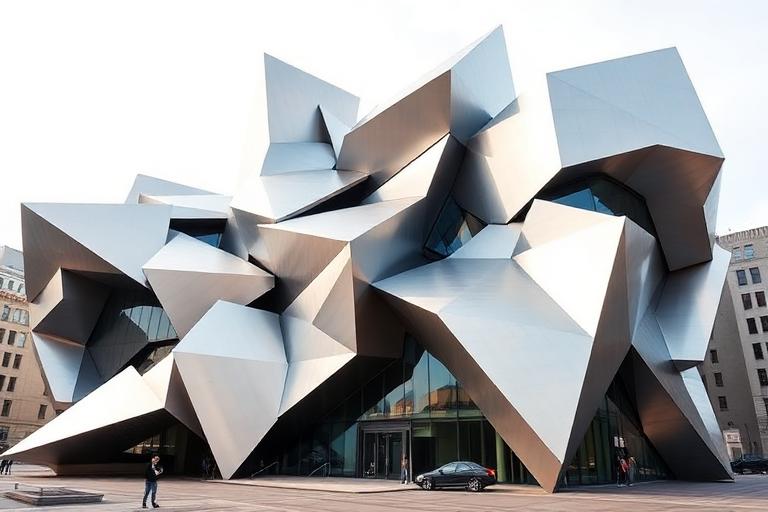 Deconstructivism aesthetic example