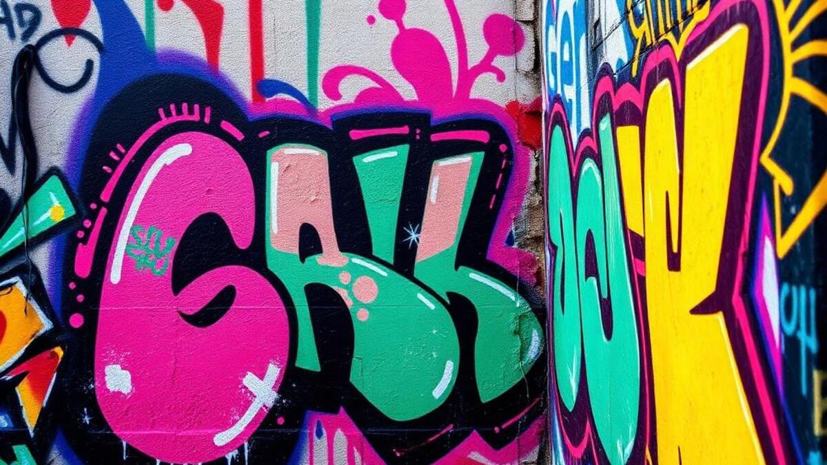 Graffiti / Street Art aesthetic example