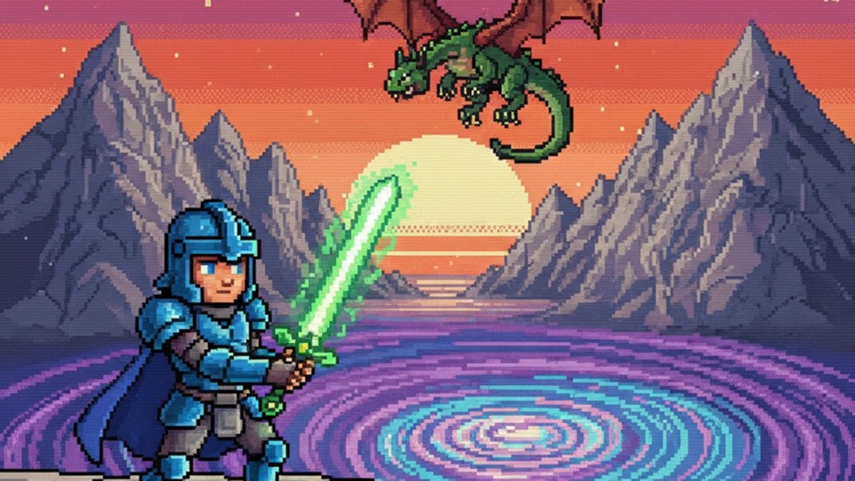 Example of the Pixel Art aesthetic