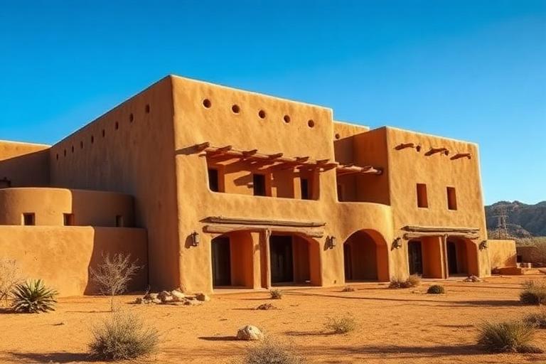 Pueblo Revival aesthetic example