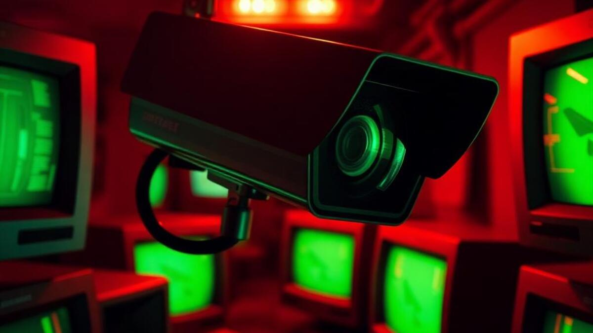 Surveillance aesthetic example